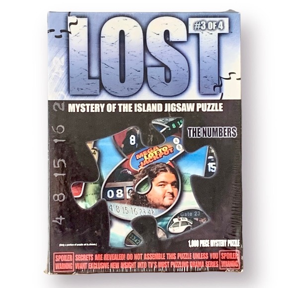 LOST Mystery of the Island Jigsaw Puzzle The Numbers #3 of 4 SEALED 1000 Pieces - Picture 1 of 7